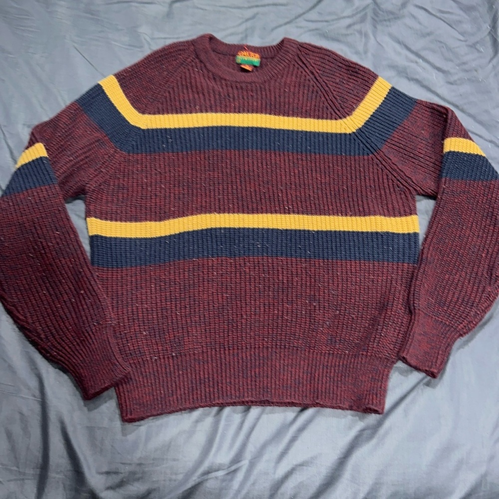 Vintage Oakton Limited 100% Acrylic Oversized Stripe Sweater